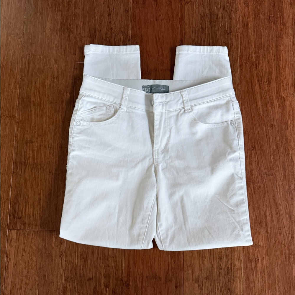 Wit & Wisdom White Skinny Jeans